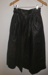 Leather skirt